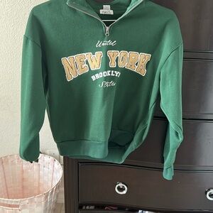 Green New York Brooklyn Sweatshirt